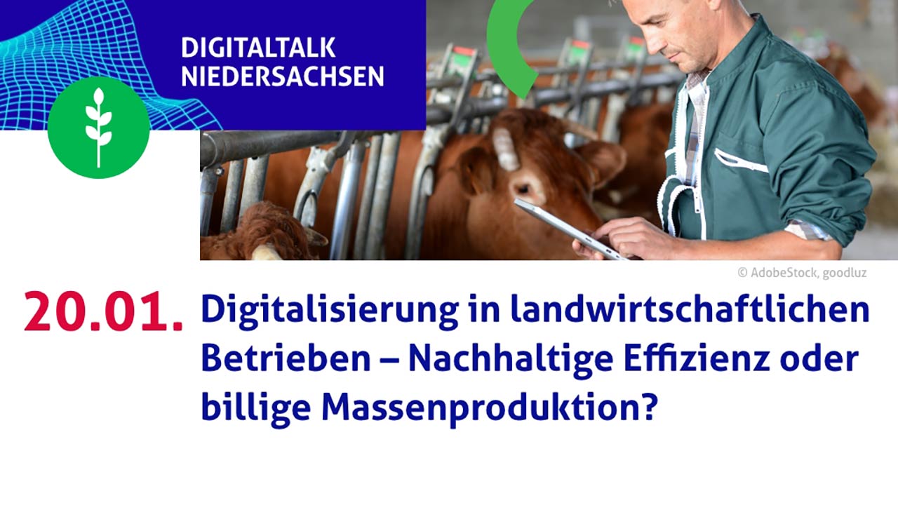 Digitaltalk Digitalisierung In Der Landwirtschaft Niedersachsen Digital