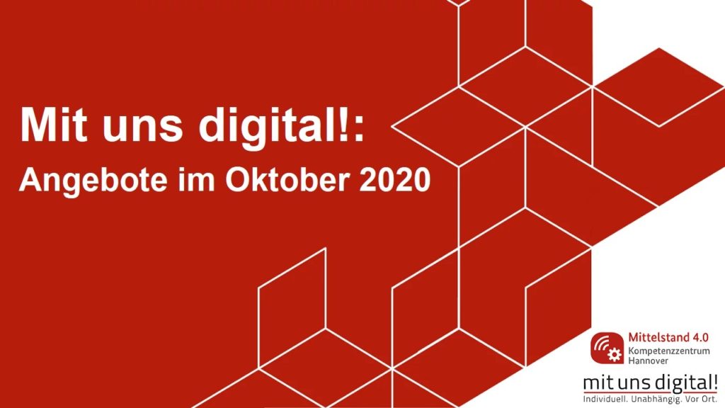 Mit uns digital! Angebote im Oktober 2020