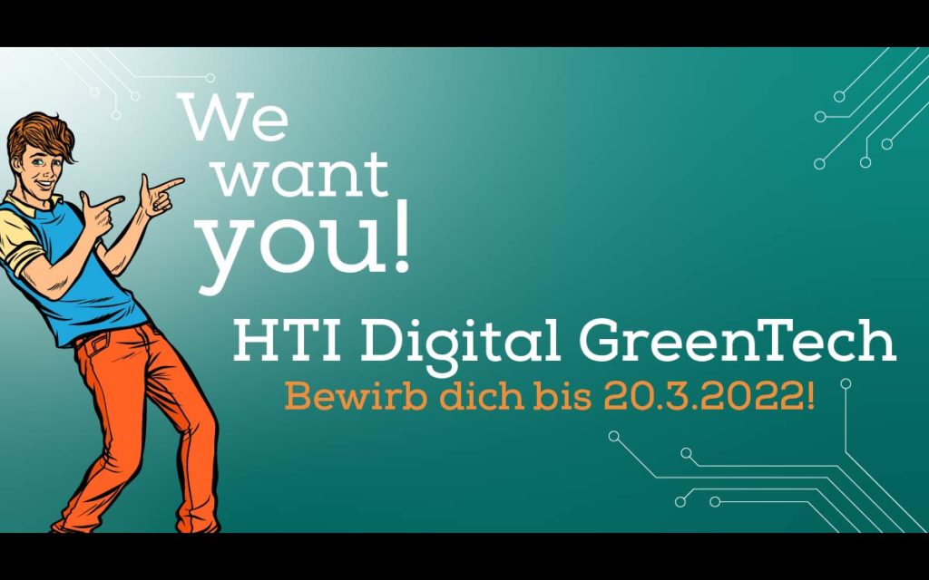 Digital Greentech – JETZT BEWERBEN!
