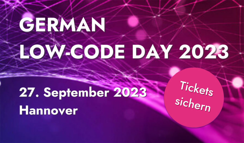 German Low-Code Day 2023: Digitalisierung leicht gemacht!