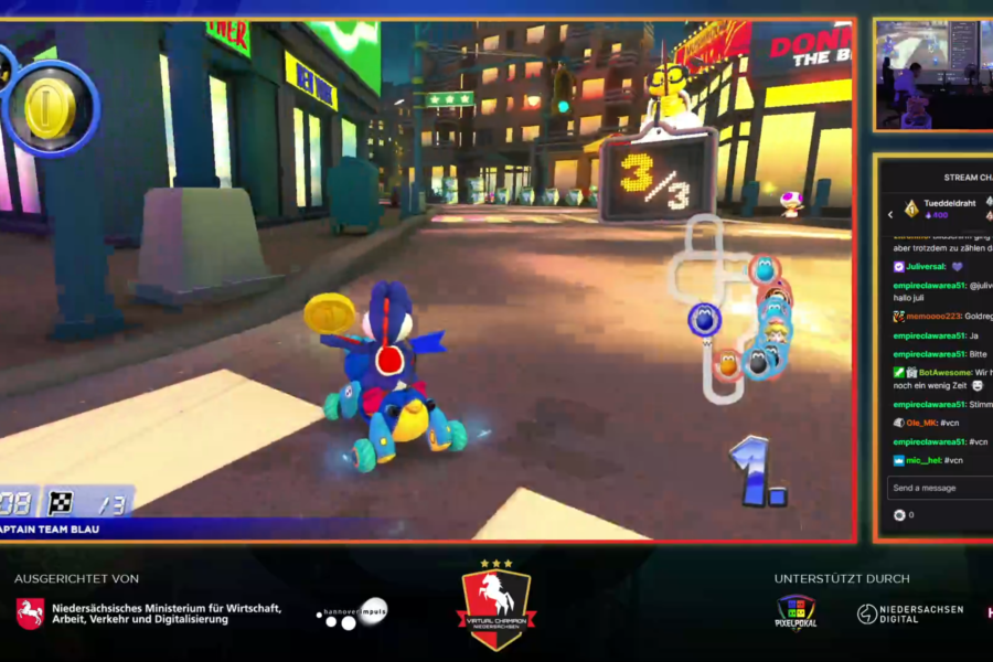 Mario Kart-Turnier des Virtual Champion Niedersachsen (VCN)